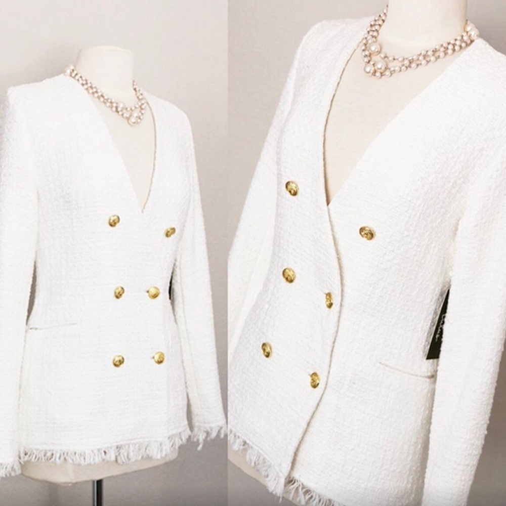 Tweed White Jacket